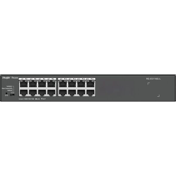 Reyee RG-ES116G-L Μη Διαχειριζόμενος Διακόπτης (RG-ES116G-L)