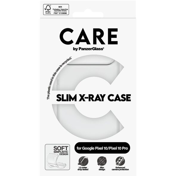CARE fashionable Case X-Ray Soft Basic Google Pixel 10/10 Pro