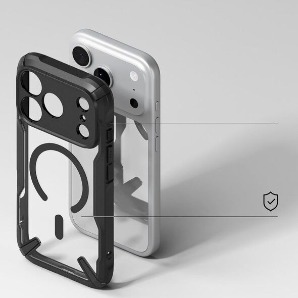 Etui Ringke Fusion-X Magnetic MagSafe do Apple iPhone 17 Pro Max Black