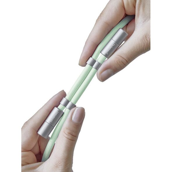 CABLE USB-C TO USB-C 1.65M/LANYARD GREEN 7991007 INTENSO