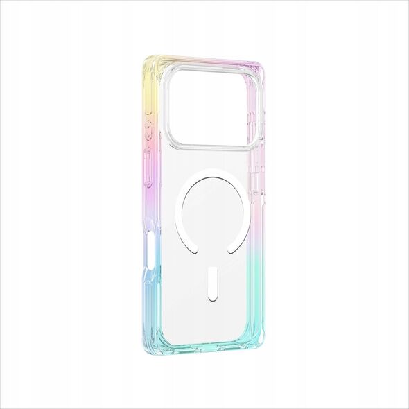 Etui AMAZINGTHING Omni na iPhone 17 Pro kompatybilne z MagSafe - przezroczyste-tęczowe