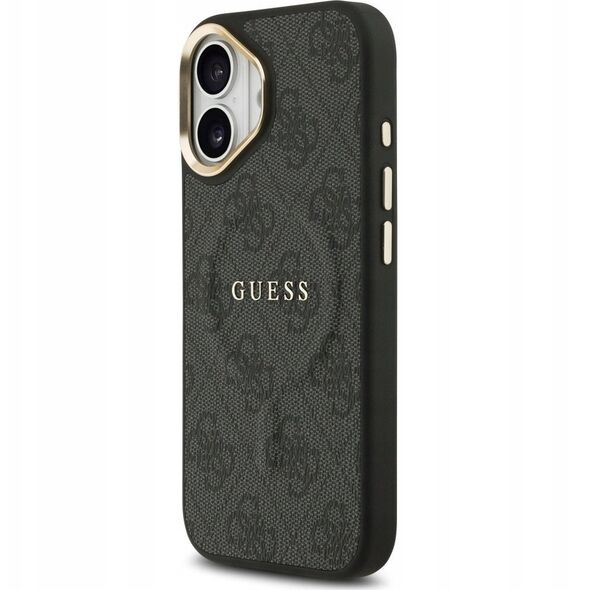 Etui Guess 4G PU Classic Logo MagSafe na iPhone 17 - czarne
