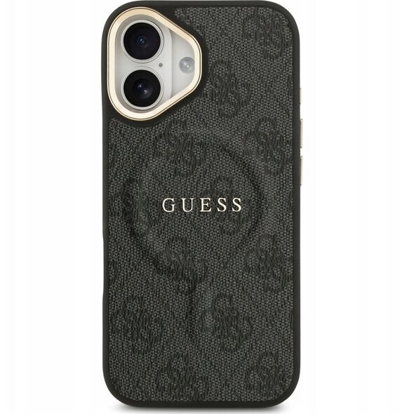 Etui Guess 4G PU Classic Logo MagSafe na iPhone 17 - czarne
