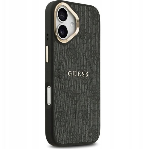 Etui Guess 4G PU Classic Logo MagSafe na iPhone 17 - czarne