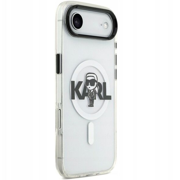 Etui Karl Lagerfeld IML Karl Sketch Logo MagSafe do iPhone 17 Air - przezroczyste