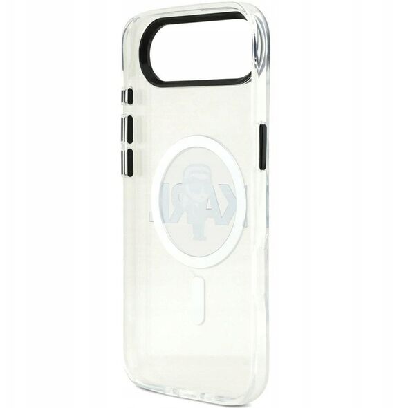 Etui Karl Lagerfeld IML Karl Sketch Logo MagSafe do iPhone 17 Air - przezroczyste