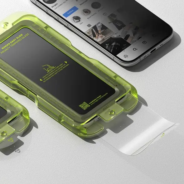 Szkło prywatyzujące Ringke Easy Slide do Apple iPhone 17 Air Privacy [2 PACK]