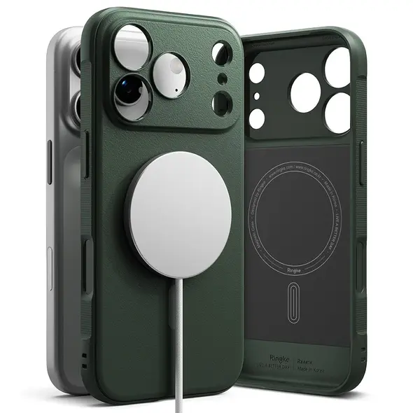Etui Ringke Onyx Magnetic MagSafe do Apple iPhone 17 Pro Dark Green