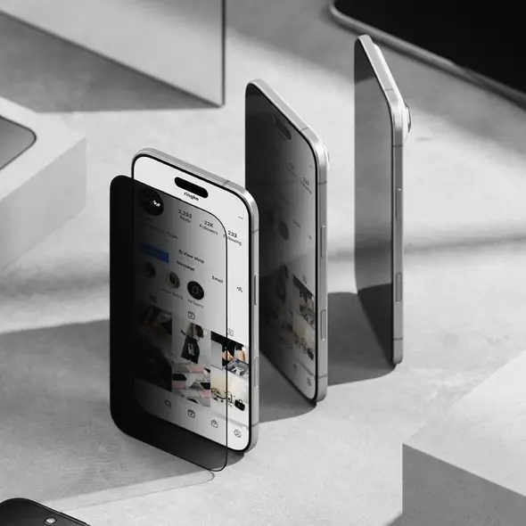 Szkło prywatyzujące Ringke Easy Slide do Apple iPhone 17 Air Privacy [2 PACK]