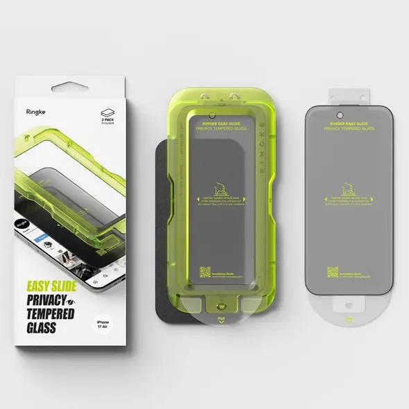 Szkło prywatyzujące Ringke Easy Slide do Apple iPhone 17 Air Privacy [2 PACK]