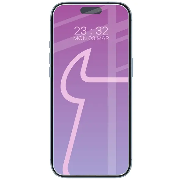 Elastyczne szkło hybrydowe Bizon Glass Mule do Apple iPhone 17 Air
