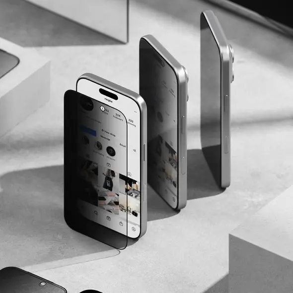Szkło prywatyzujące Ringke Easy Slide do Apple iPhone 17 Pro Privacy [2 PACK]