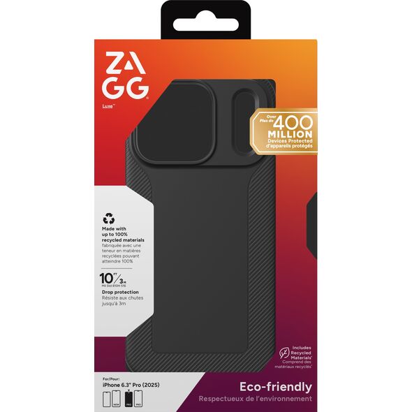 ZAGG Luxe Snap - etui do iPhone 17 Pro kompatybilne z MagSafe (black)