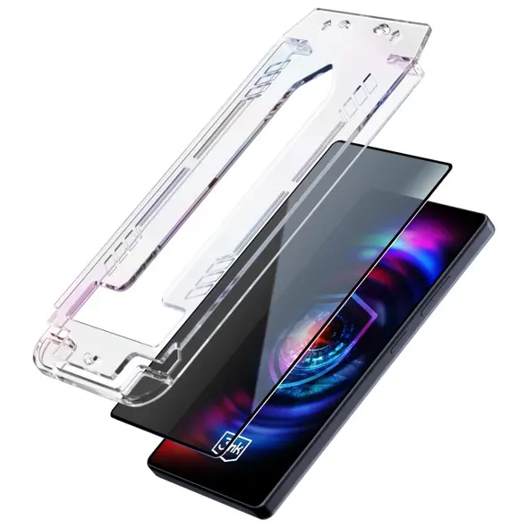 Szkło hartowane 3MK HardGlass Max Privacy z aplikatorem do Apple iPhone 15 Pro Max