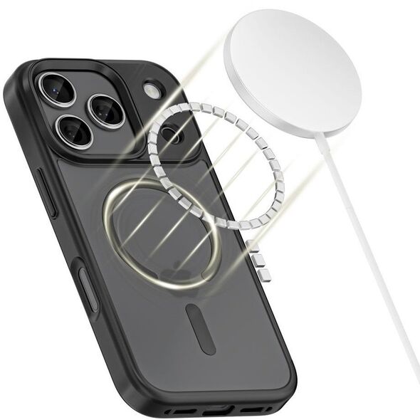 Etui Tech-Protect Magmat MagSafe do Apple iPhone 17 Pro Matte Black