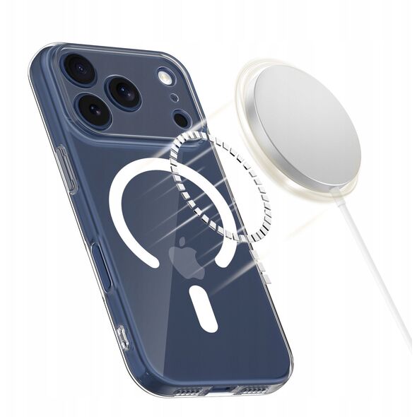 Etui Tech-Protect Flexair MagSafe do Apple iPhone 17 Pro Clear