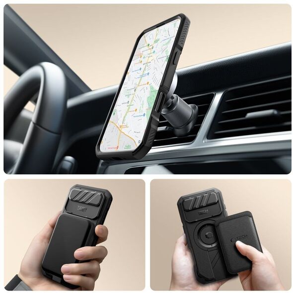 TECH-PROTECT KEVLAR MAGSAFE IPHONE 17 AIR BLACK