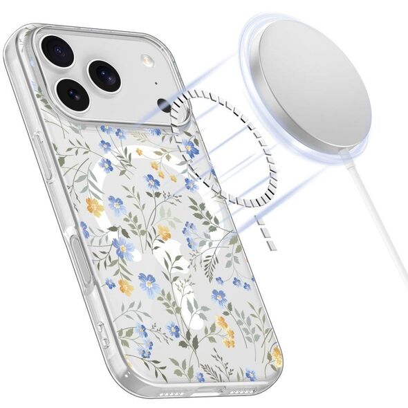 Etui Tech-Protect Flexair MagSafe do Apple iPhone 17 Pro Max Spring Flowers