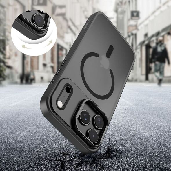 Etui Tech-Protect Magstand MagSafe do Apple iPhone 17 Pro Max Matte Black