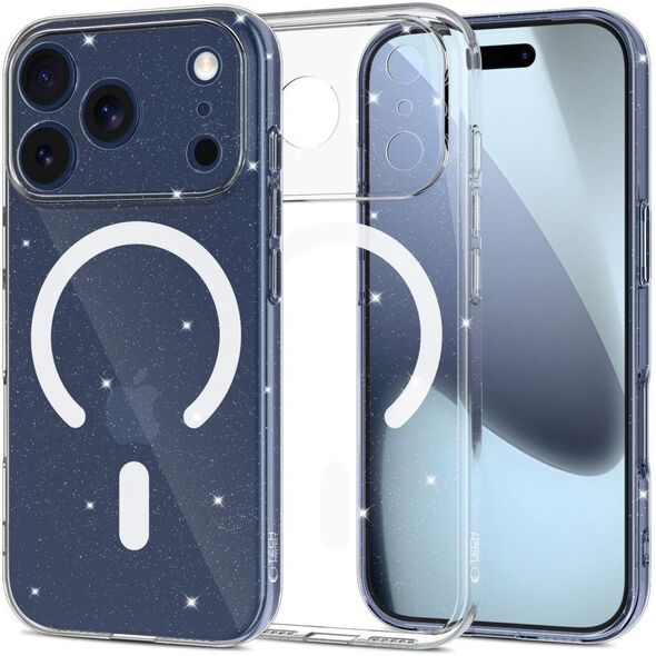 Etui Tech-Protect FlexAir MagSafe do Apple iPhone 17 Pro Max Glitter