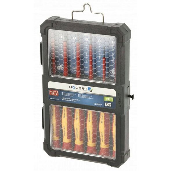 Wkrętaki precyzyjne Gtv HT1S987 6 szt. izolowane 1000V stal chromowo wanadowa