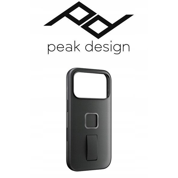 Peak Design Mobile Everyday Clarino Loop Case iPhone 17 Pro Black - czarny