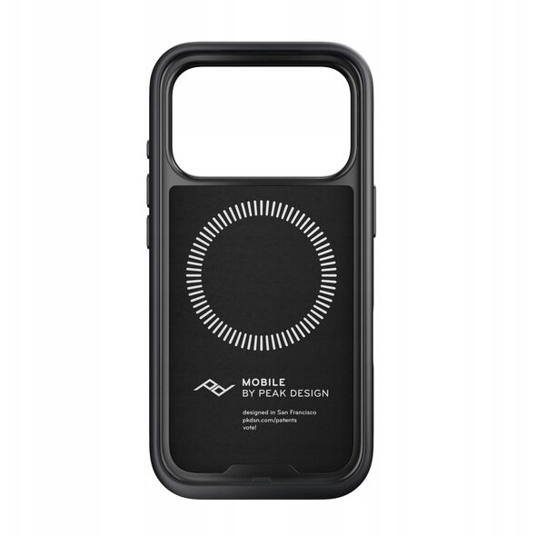 Peak Design Mobile Everyday Clarino Loop Case iPhone 17 Pro Black - czarny