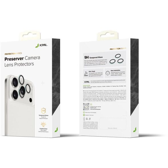 JCPal Szkło Ochronne Na Obiektyw Aparatu Preserver Camera Lens Protection - iPhone 17 Air (Transparent)