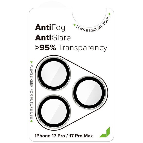 JCPal Szkło Ochronne Na Obiektyw Aparatu Preserver Camera Lens Protection - iPhone 17 Air (Transparent)