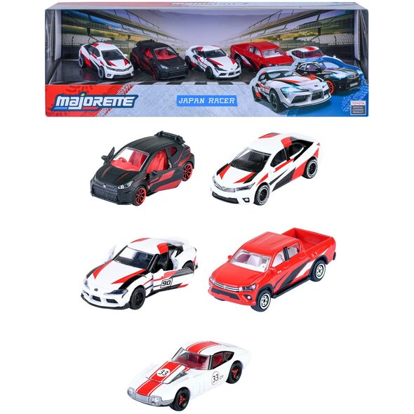 MAJORETTE AUTO MET TOYOTA RACING 5-PAK WB12