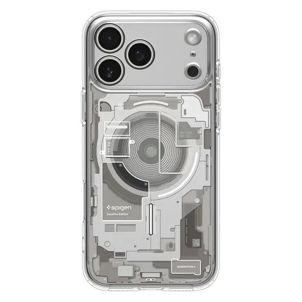 Etui Spigen Ultra Hybrid Mag MagSafe do Apple iPhone 17 Pro Max Zero One Natural Titanium