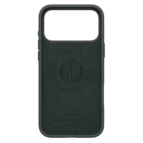 Etui Spigen Silicone Fit Mag MagSafe do Apple iPhone 17 Pro Max Abyss Green