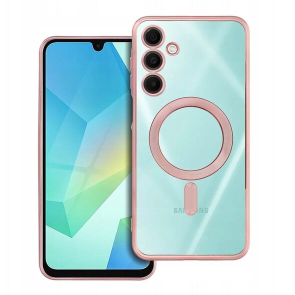 Θήκη ELECTRO MAG COVER συμβατή με MagSafe για SAMSUNG A16 ροζ χρυσό