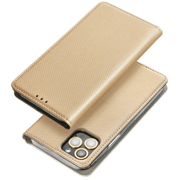 Kabura SMART CASE Book do SAMSUNG S25 FE złoty