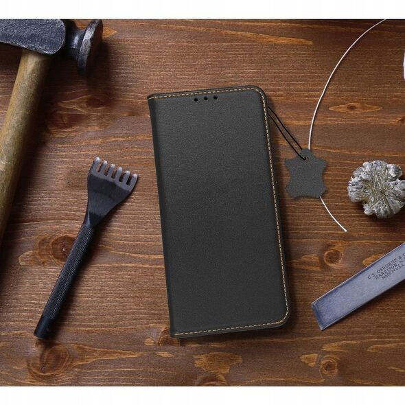 Kabura SMART PRO Book skórzana do SAMSUNG A17 czarny