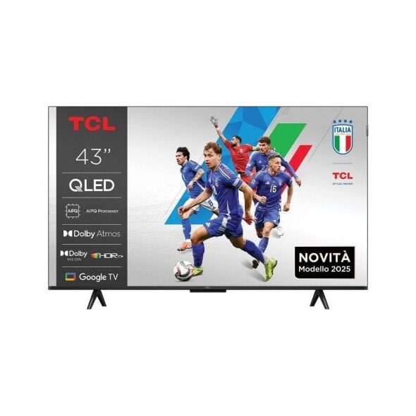 Telewizor TCL 43P79K QLED 43'' 4K Ultra HD Google TV Dolby Vision DVB-T2 Metaliczny