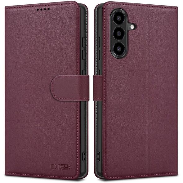Etui z klapką Tech-Protect Wallet do Samsung Galaxy A26 5G / A17 4G / 5G Mulberry