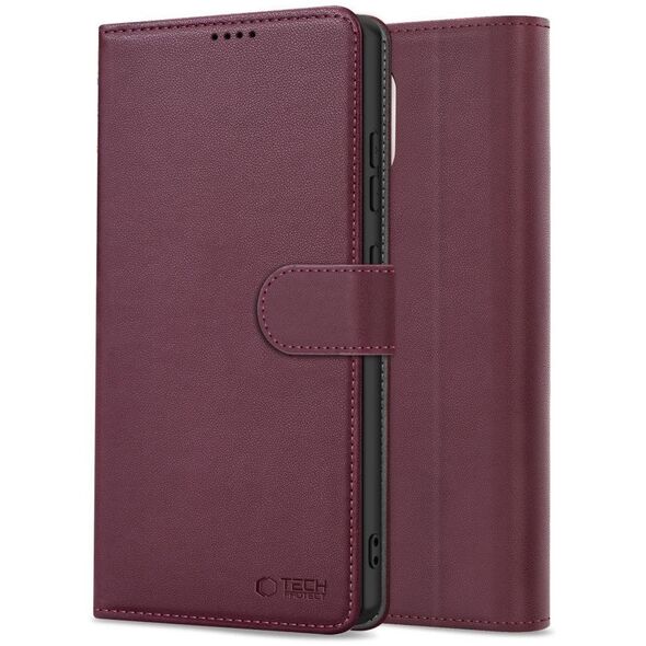 Etui z klapką Tech-Protect Wallet do Samsung Galaxy A26 5G / A17 4G / 5G Mulberry