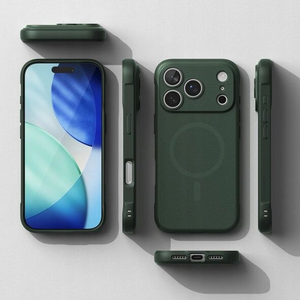 Etui Ringke Onyx Magnetic MagSafe do Apple iPhone 17 Pro Dark Green