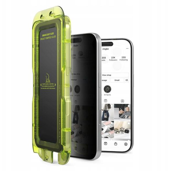 Szkło prywatyzujące Ringke Easy Slide do Apple iPhone 17 Pro Privacy [2 PACK]