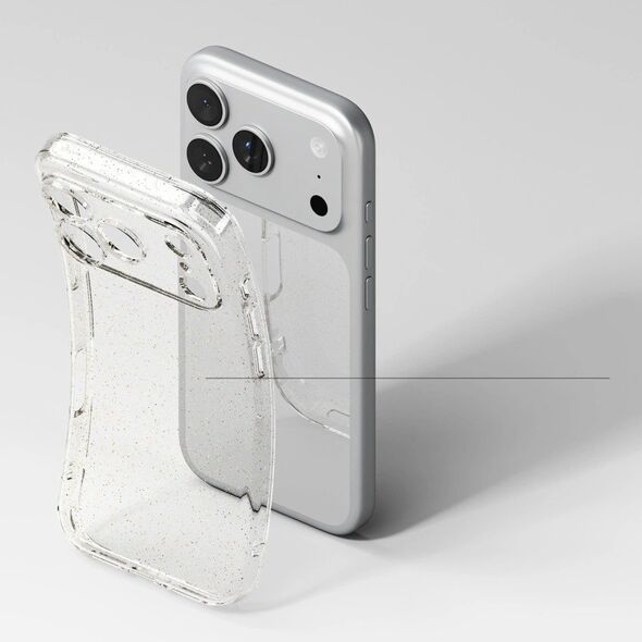 Etui Ringke Air do Apple iPhone 17 Pro Max Glitter Clear