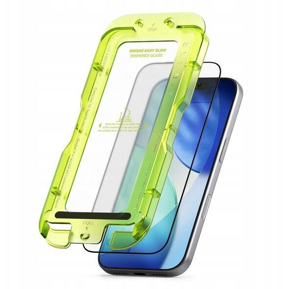 Szkło hartowane Ringke Easy SlidE do Apple iPhone 17 Pro Max Black [2 PACK]