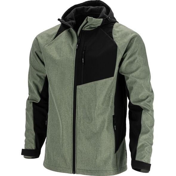 Kurtka softshell z kapt. zielono-czarna, "3xl", ce, lahti
