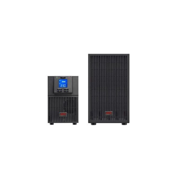 APC Easy UPS On-Line - USV - Turm, erweiterte Laufzeit - Wechselstrom 220/230/240 V - 1800 Watt - 2000 VA - 1-phasig - Bleisaure - USB, serial - Ausgangsanschlusse: 4 - Europa - Schwarz, RAL 7010