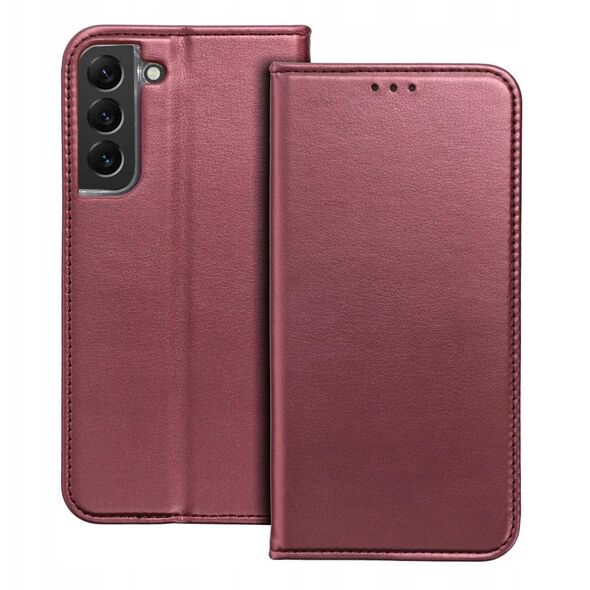 Kabura SMART MAGNETO do SAMSUNG S25 FE burgundowy