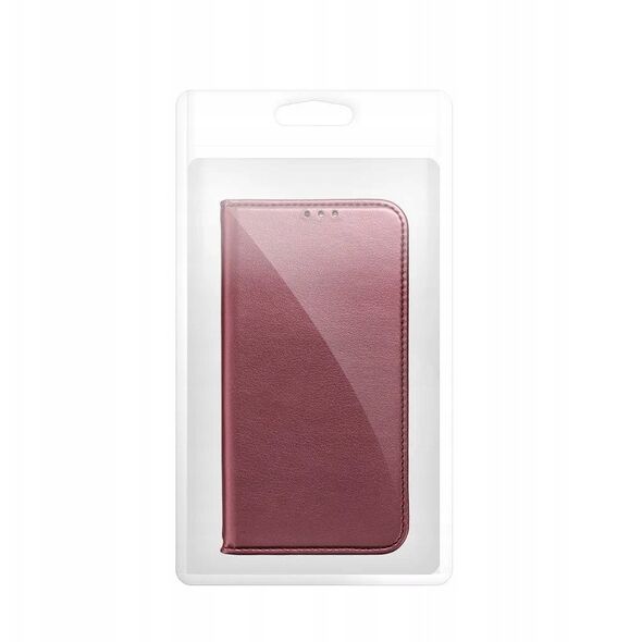 Kabura SMART MAGNETO do SAMSUNG S25 FE burgundowy