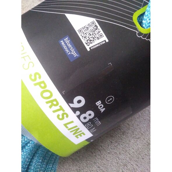 Σχοινί boa 9,8mm 80m με κάλυμμα liner μάρκας EDELRID