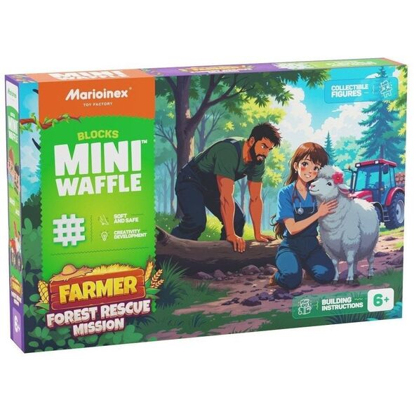 *****Klocki waffle Farmer Leś.ak.ratun.100el 07573