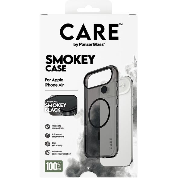 CARE by PanzerGlass Flagship Urban Explorer w. Black MagSafe iPhone 17 Air dymny