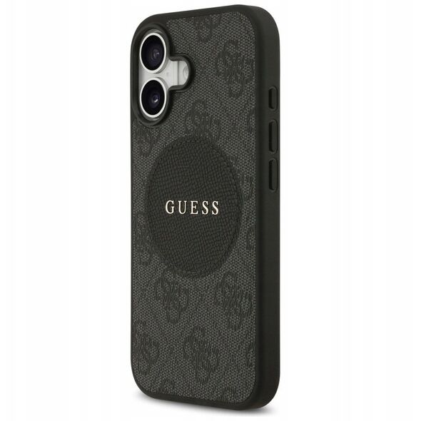Etui Guess 4G Circle Classic Logo MagSafe do iPhone 17 czarny